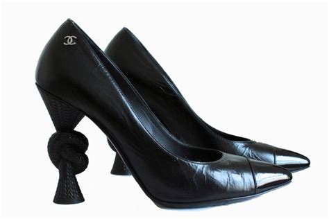 chanel knot heels|authentic Chanel heels.